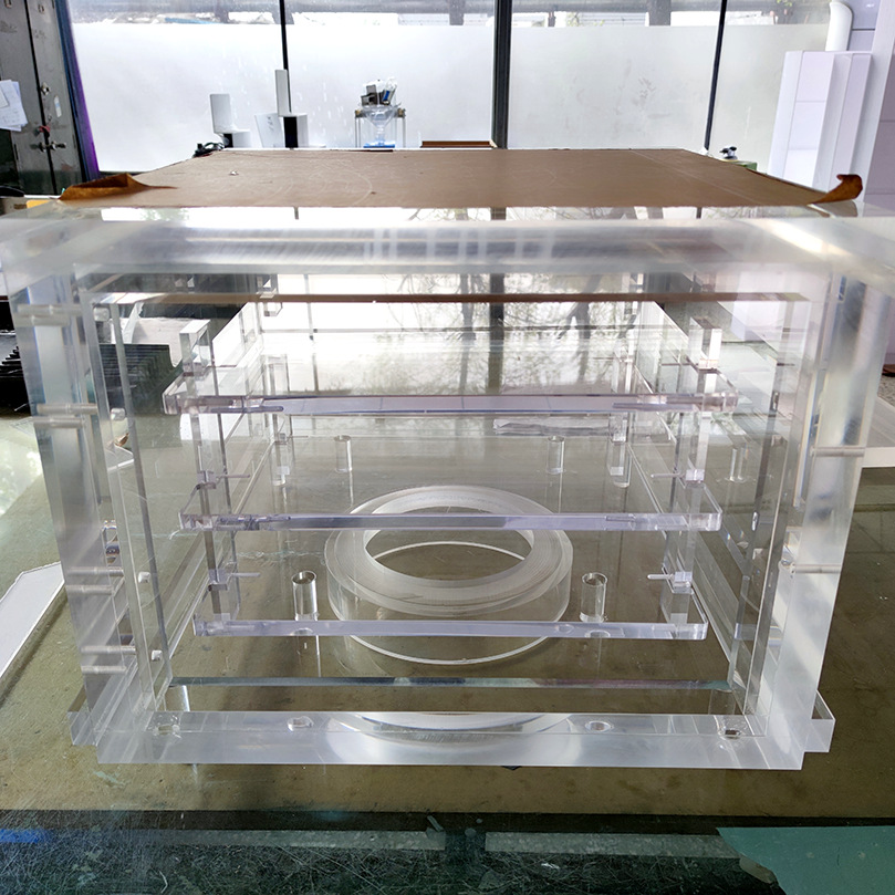 定制有机玻璃透明实验仪器实验箱 亚克力实验装置工厂加工 精隆 图片 1