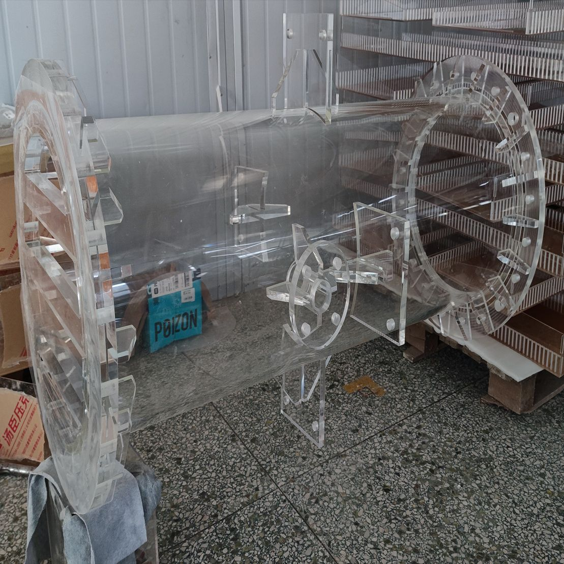 管道实验器材大型亚克力仪器有机玻璃管道异形超大亚克力实验装置 图片 3