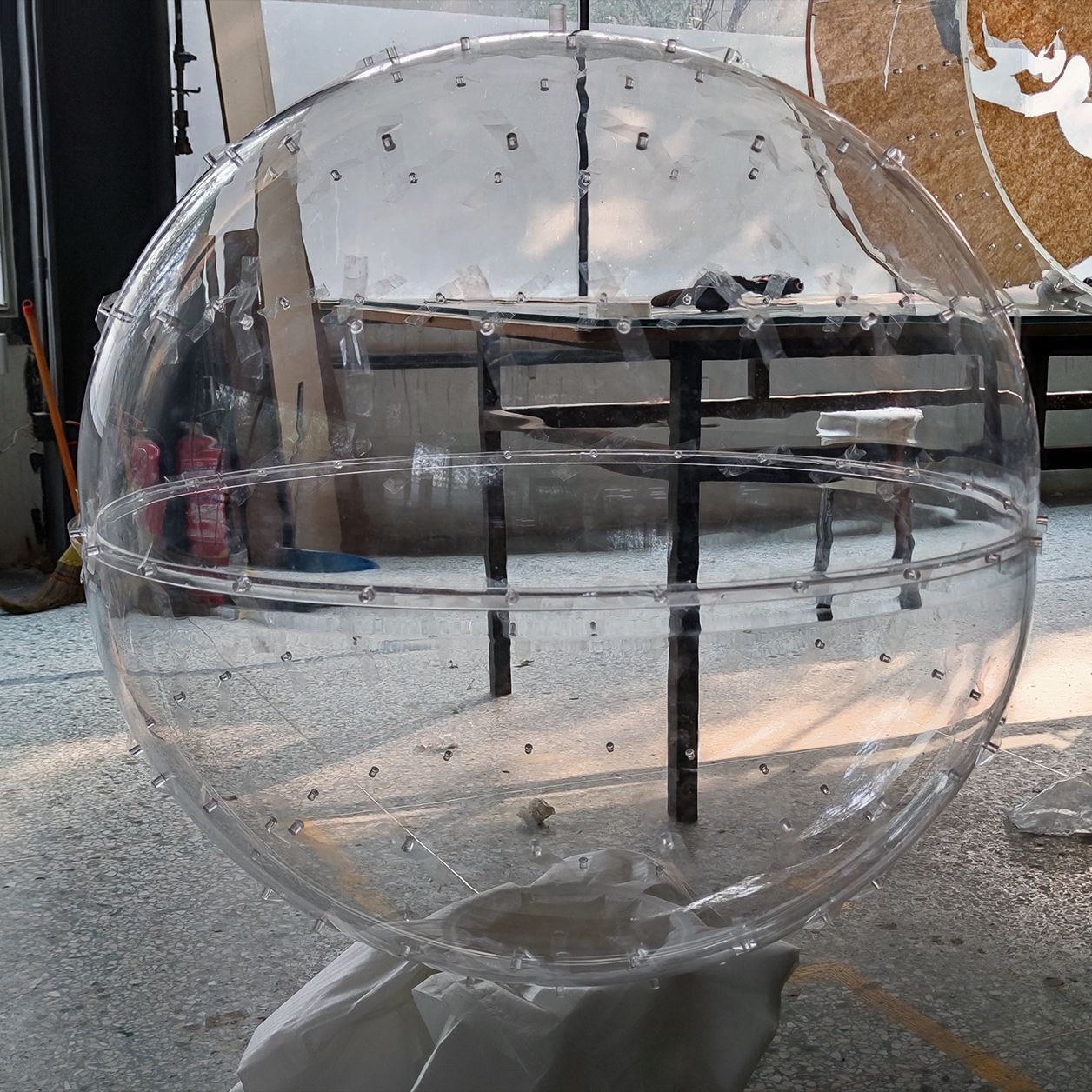亚克力球形实验装置半球整球异形实验仪器有机玻璃大型实验器材