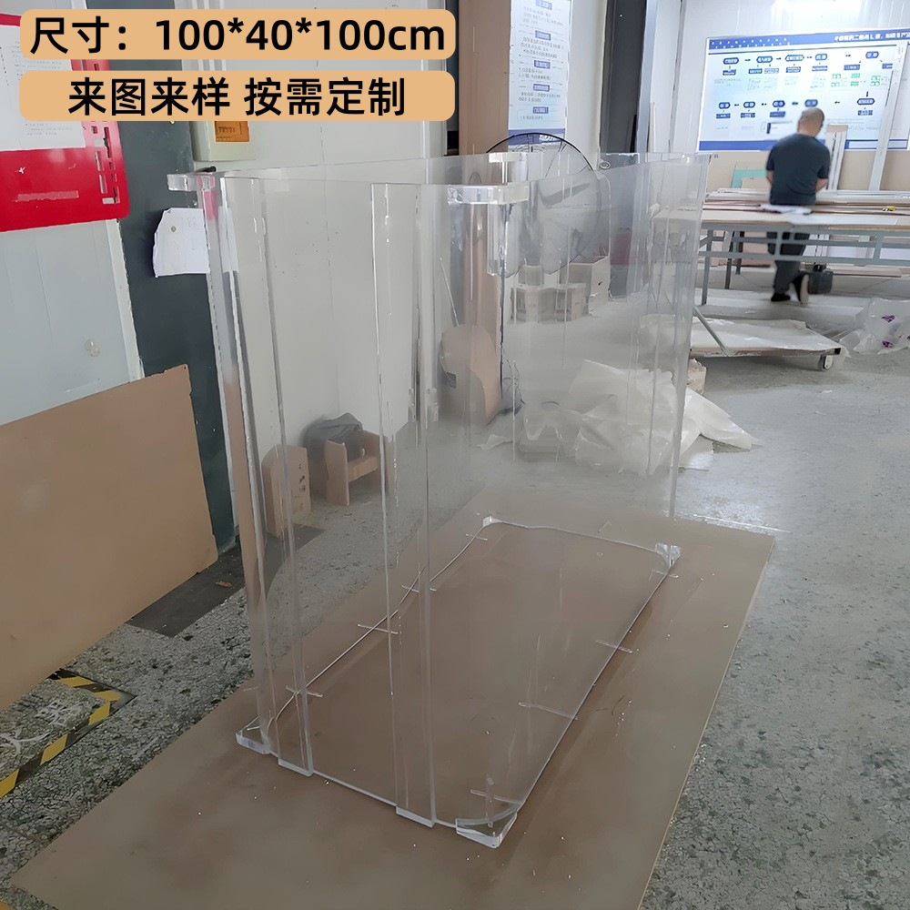 透明亚克力容器定制亚克力桶实验室道具有机玻璃箱加工厂家 精隆 图片 2