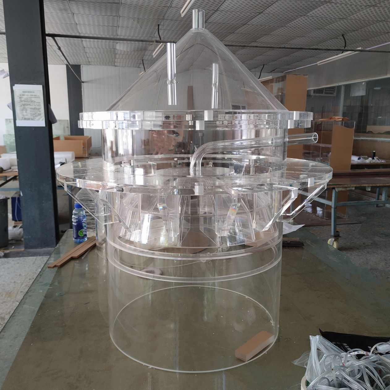 来图定制亚克力实验仪器 精密异形实验装置 有机玻璃实验器材厂家 图片 2