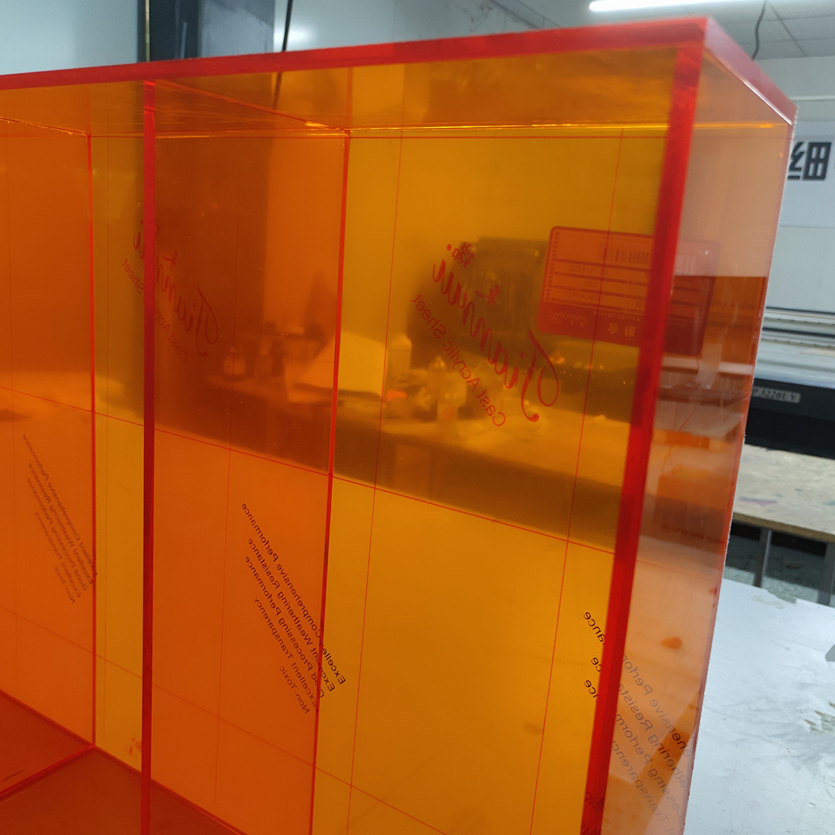 现代简约风亚克力茶色展柜透明有机玻璃多宝阁超市展示柜