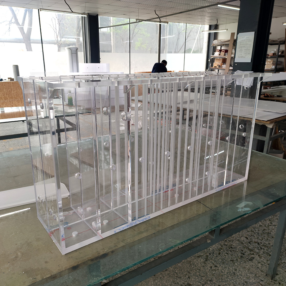 定制有机玻璃透明实验仪器打孔实验箱亚克力实验装置工厂加工精隆 图片 1