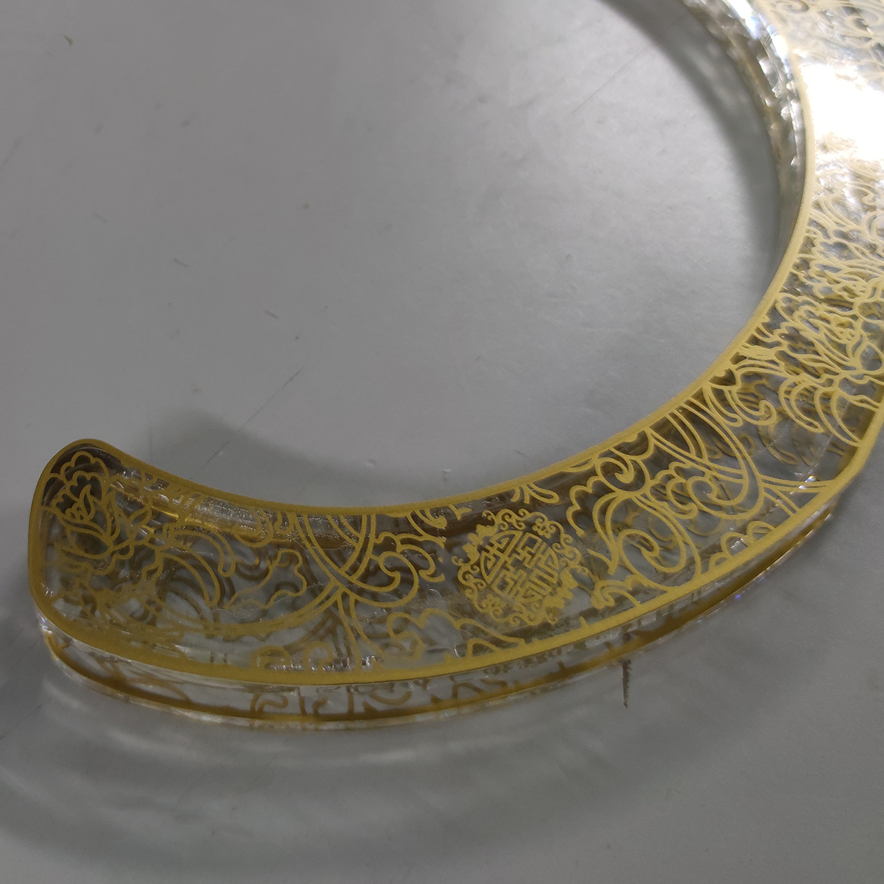 亚克力异形加工有机玻璃异形龙形艺术品激光雕刻亚克力装饰品 图片 3