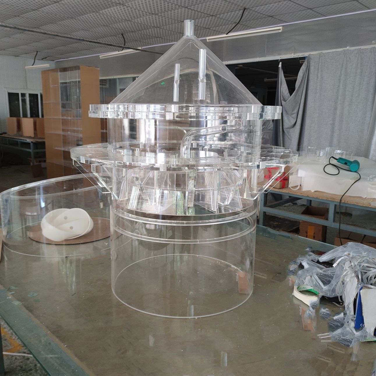 来图定制亚克力实验仪器 精密异形实验装置 有机玻璃实验器材厂家