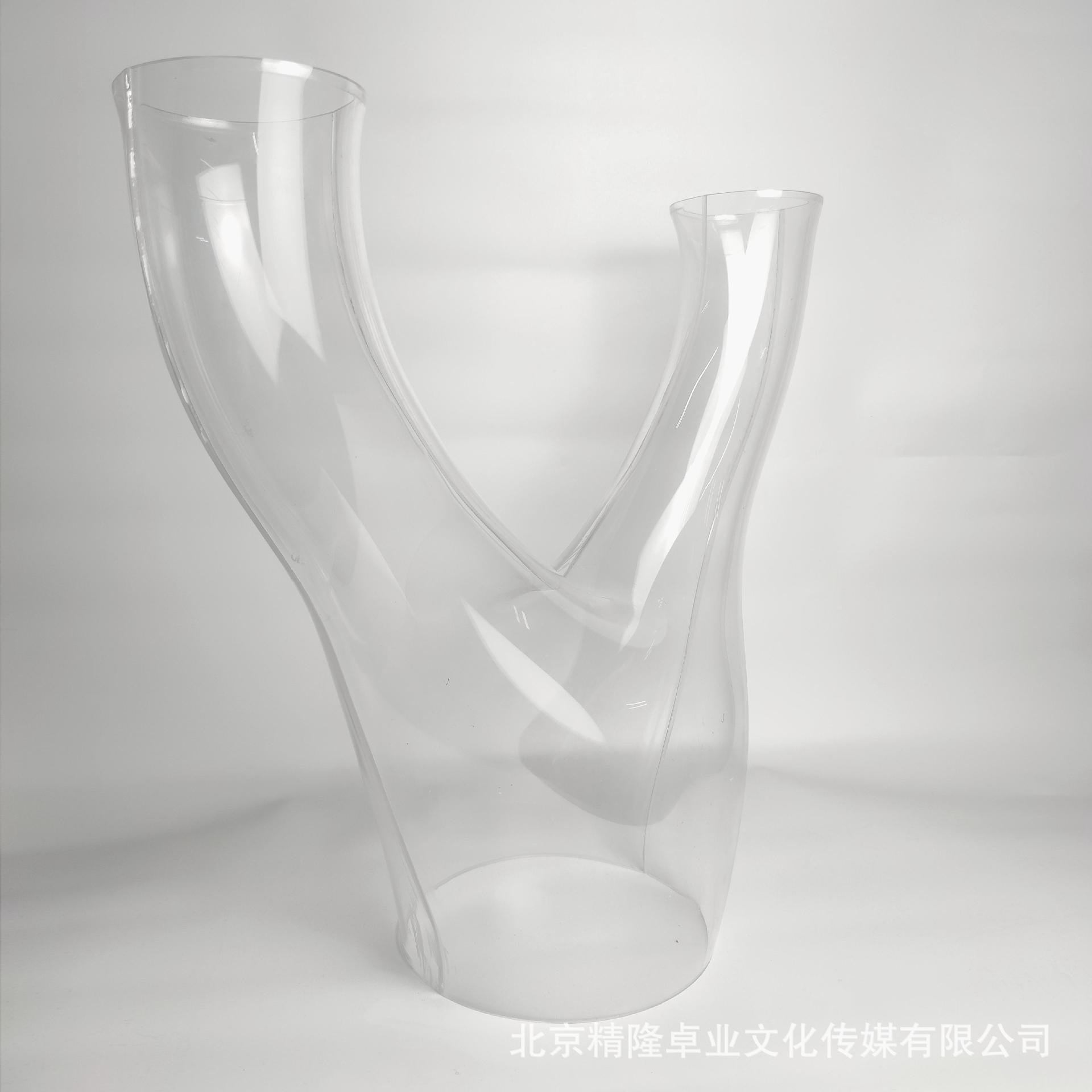 亚克力透明实验异型管道三通大型试验水箱热成型圆管可切割尺寸 图片 3