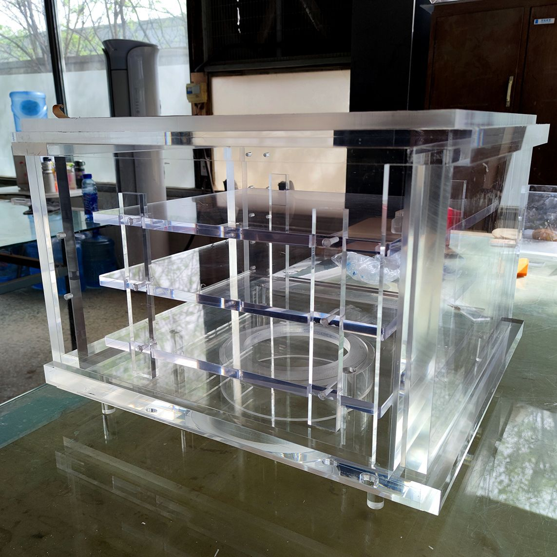 定制有机玻璃透明实验仪器实验箱 亚克力实验装置工厂加工 精隆 图片 4