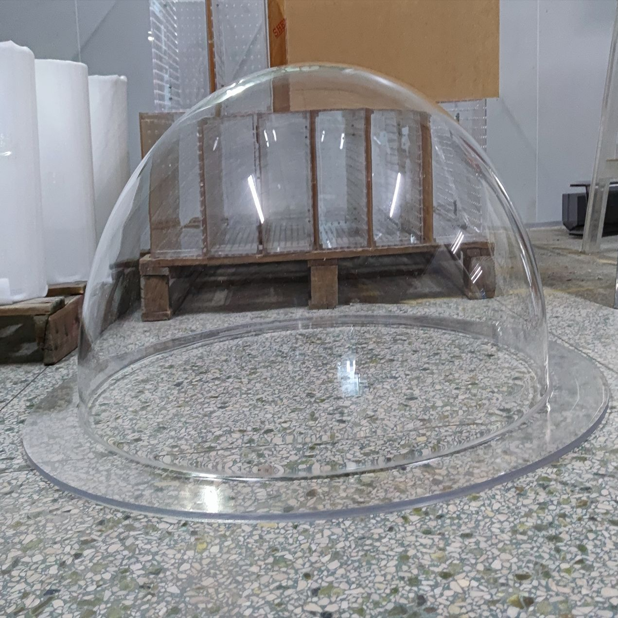 亚克力球形实验装置半球整球异形实验仪器有机玻璃大型实验器材 图片 2