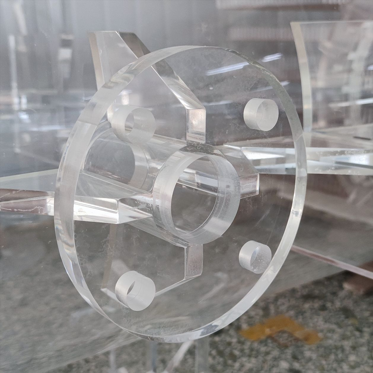 管道实验器材大型亚克力仪器有机玻璃管道异形超大亚克力实验装置 图片 4