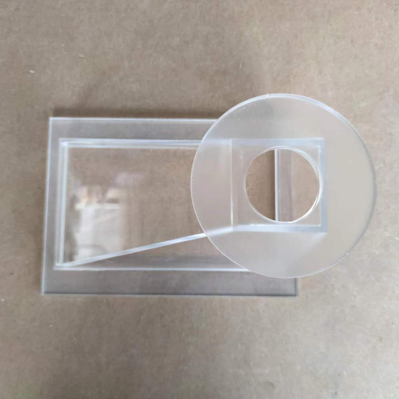 亚克力实验装置异形有机玻璃仪器锥体漏斗透明亚克力配件实验道具 图片 4