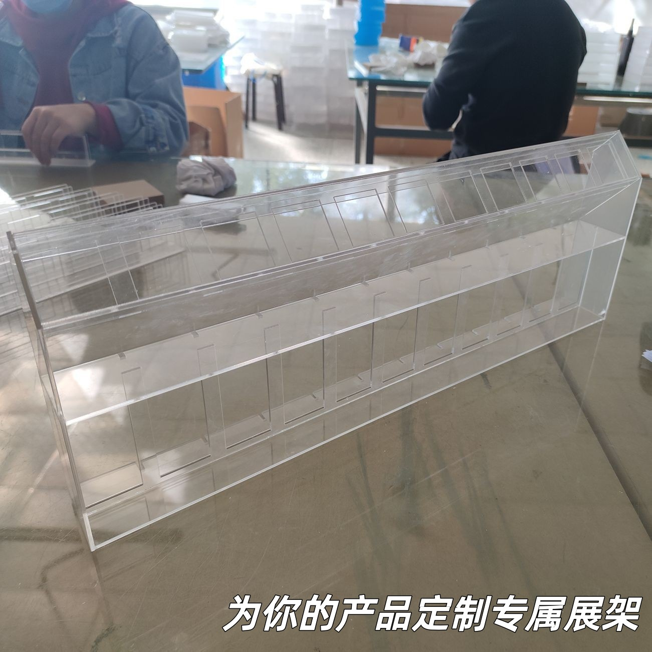 亚克力展示架护肤品陈列架唇膏展示台化妆品展架美妆陈列柜摆台 图片 3
